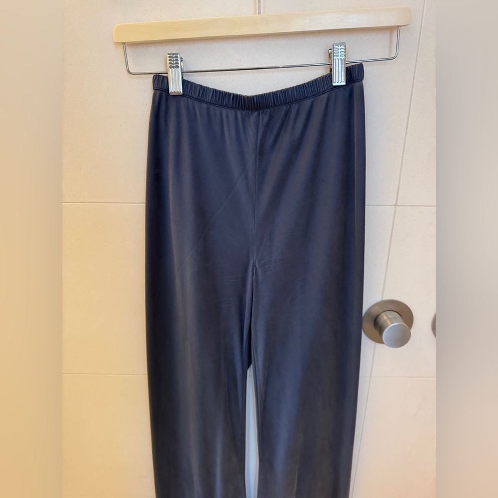 SILK LAUNDRY Navy Bias-Cut Lounge Pants Size XS - Picture 7 of 8
